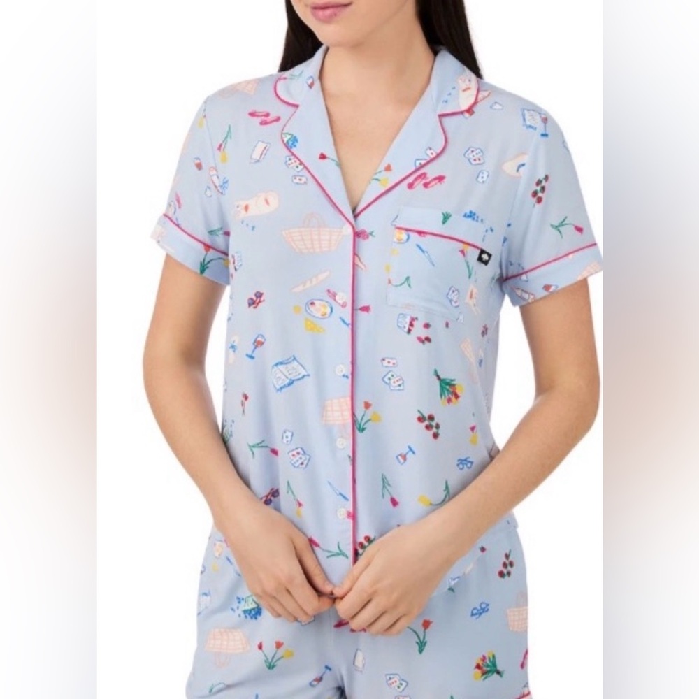 Kate Spade 2 Piece Pajama Park Picnic size Small NWT - Picture 6 of 8